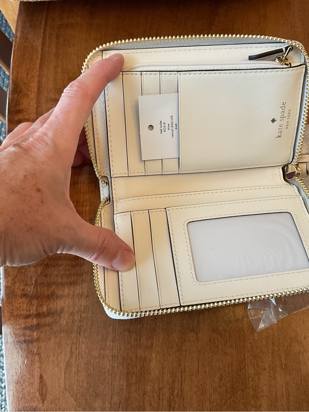 Kate Spade Straw Knott Satchel with matching wallet NWT - Picture 10 of 12